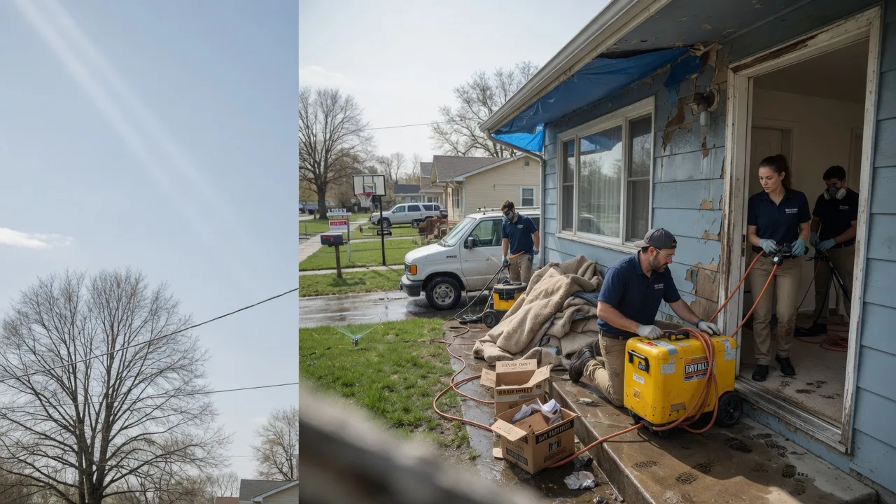 Basement Flood Cleanup in Bowie, TX near me